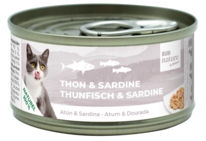 Picture of Bubimex Nature Tuna & Sardine – 100% Natural Cat Food, 70g